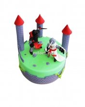 Детский торт рыцари