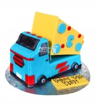 Торт 3D грузовик