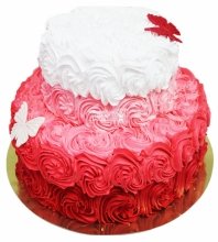 Торт из роз