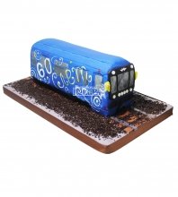 3D торт вагон метро