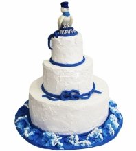 Свадебный торт морской