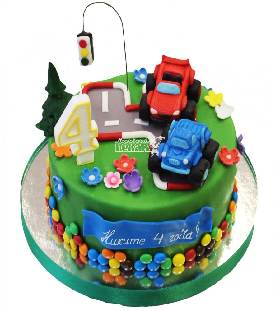 Торт-машина на день рождения для мужчины