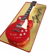 3D торт гитара