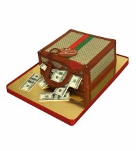 Торт чемодан с деньгами