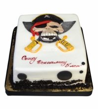 Торт с пиратом