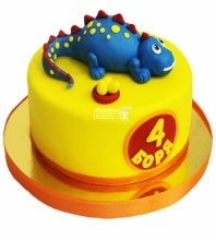 Торт динозаврик