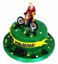 Торт велосипедист