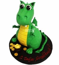 3D торт динозавр