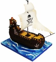 3D торт корабль