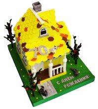 3D торт дом