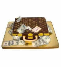 Торт чемодан денег